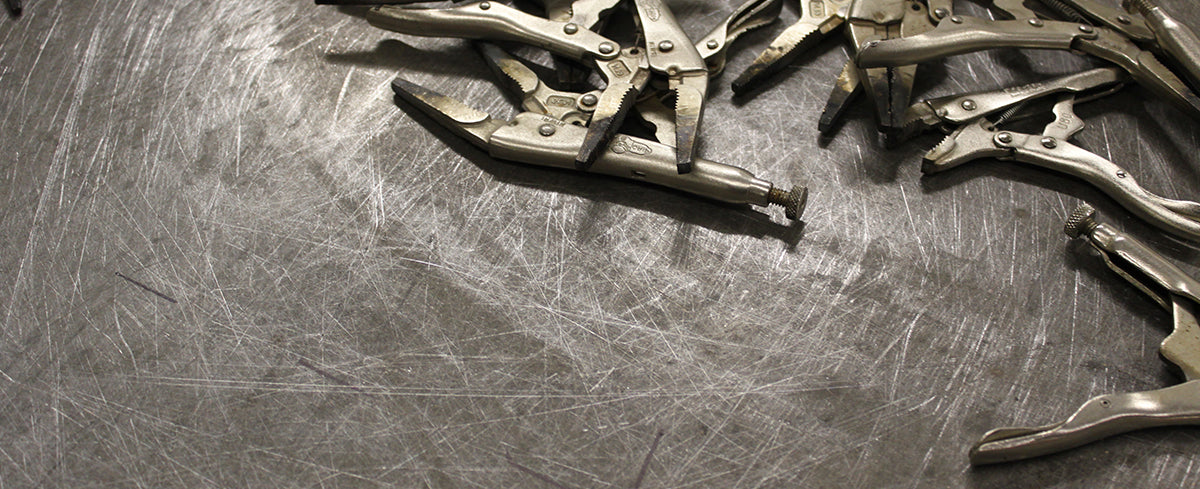 a detail shot of tools used by american fabricators 