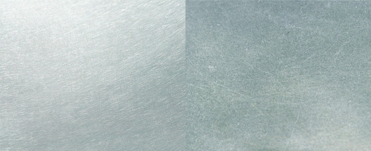 zinc patina outdoors